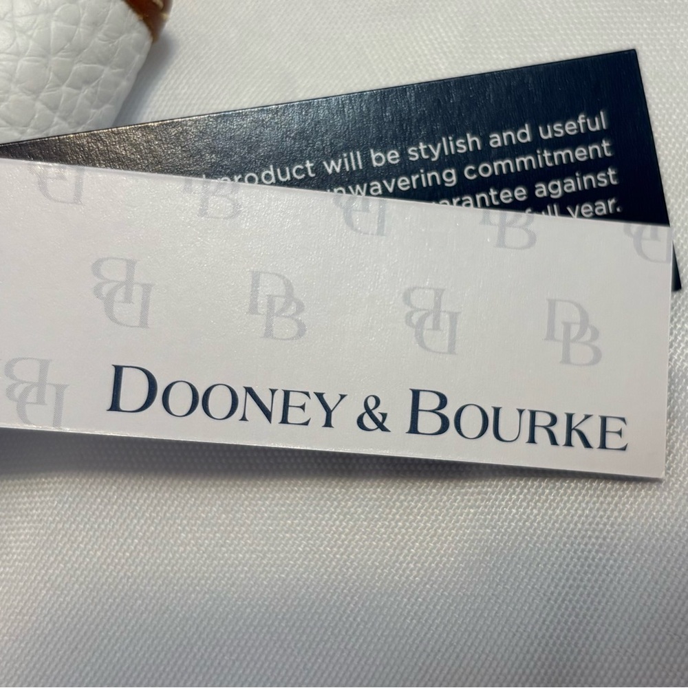 Dooney & Bourke White Leather Continental Clutch Wallet Purse New With Tags - Picture 6 of 7